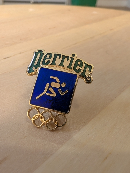 Perrier Other - Vintage 1984 Los Angeles Olympics x Perrier Sponsor Pin – Track & Field